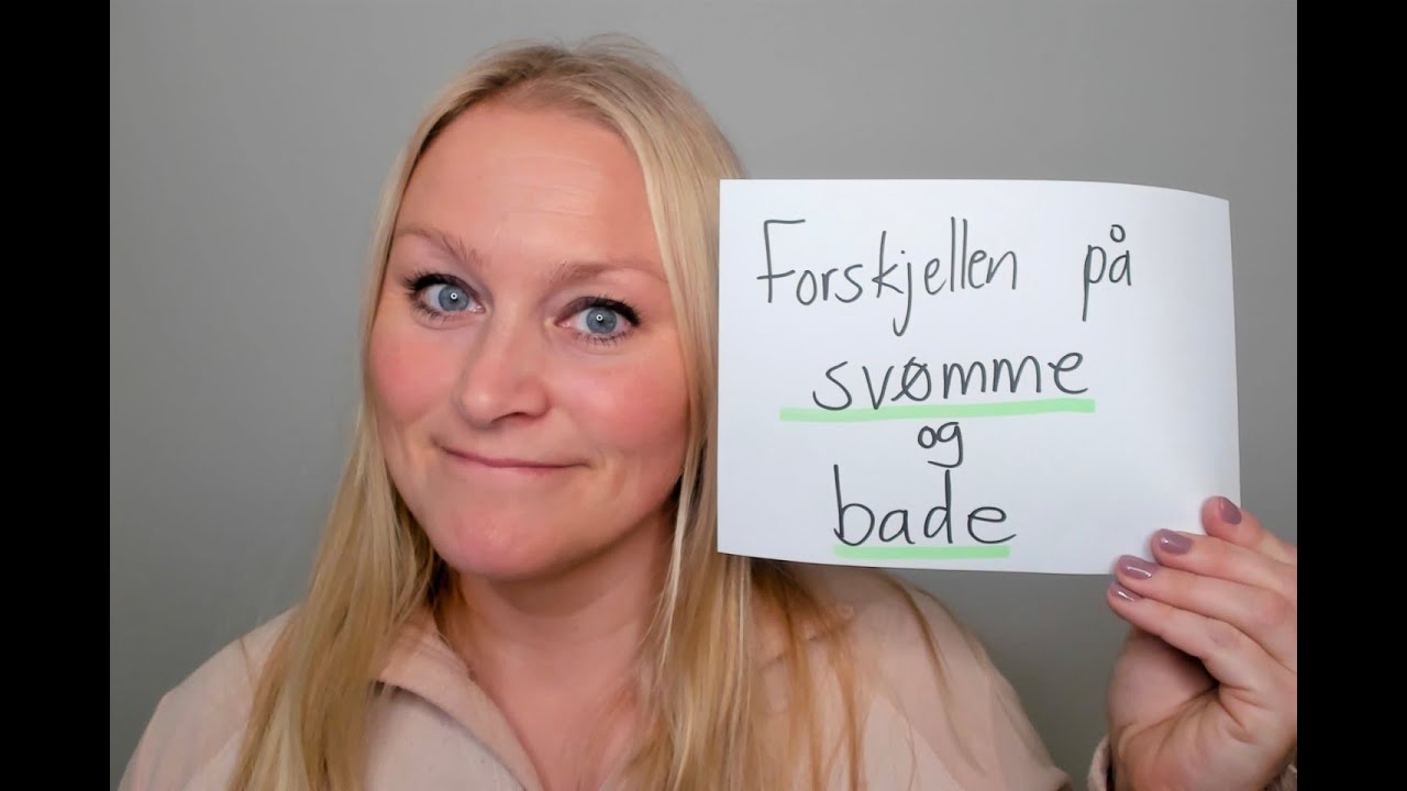 Video 1088 Forskjellen p&aring; &aring; sv&oslash;mme og bade