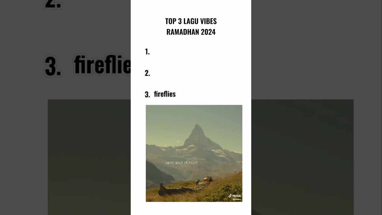 TOP 3 LAGU VIBES RAMADHAN 2024 