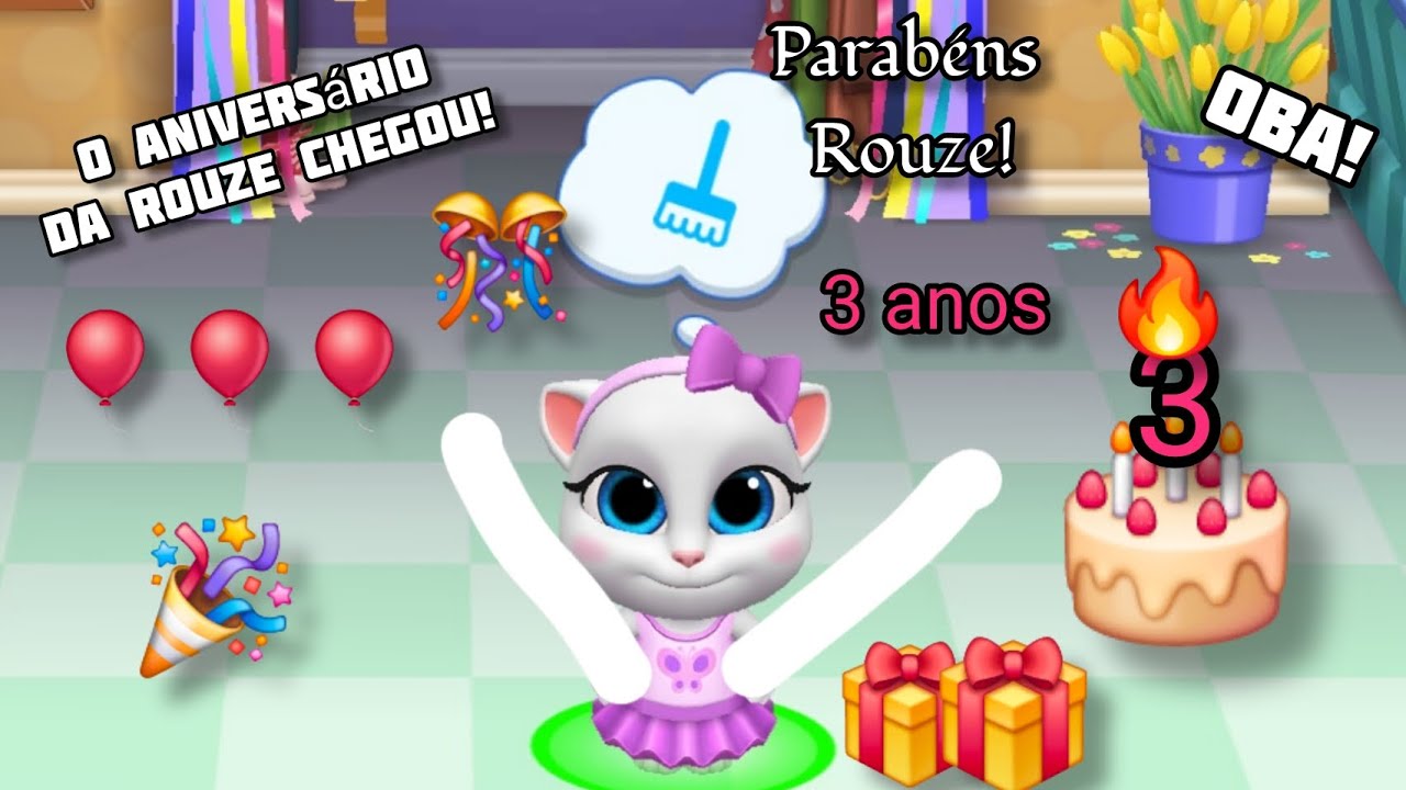 O aniversário da Rouze chegou! 🥰🎂🎉