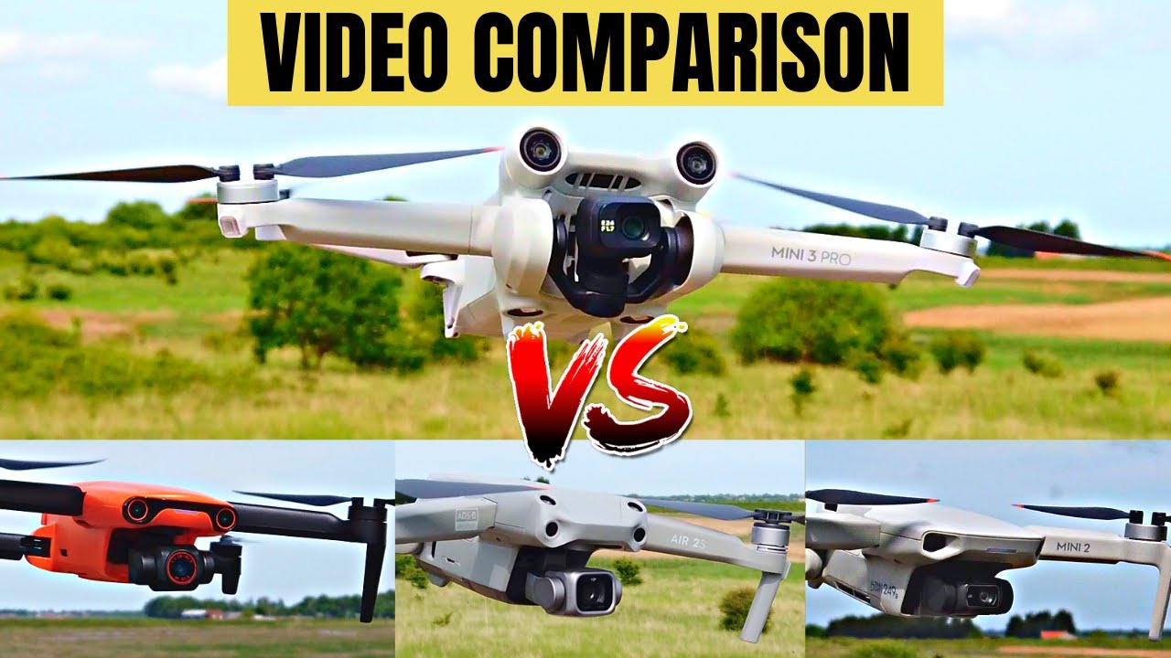DJI MINI 3 PRO - ULTIMATE Video Comparison VS Mini 2 + Air 2S + Autel Nano +