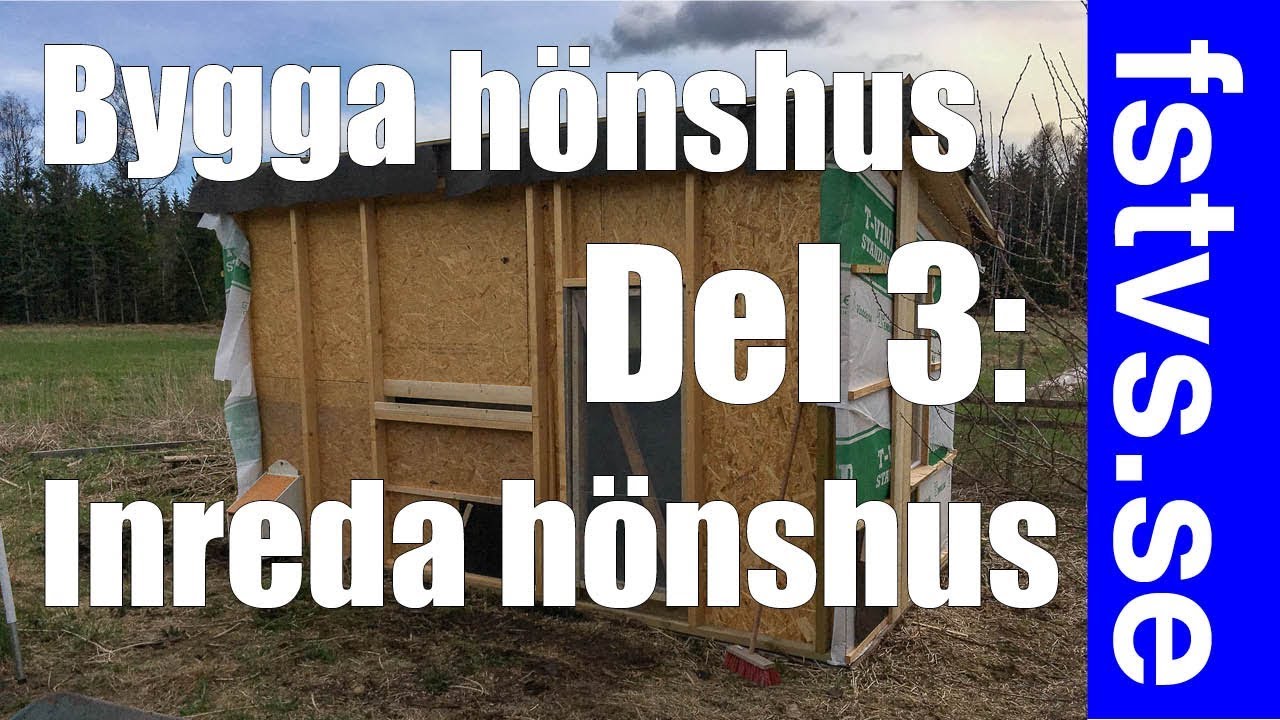 Bygga hönshus del 3