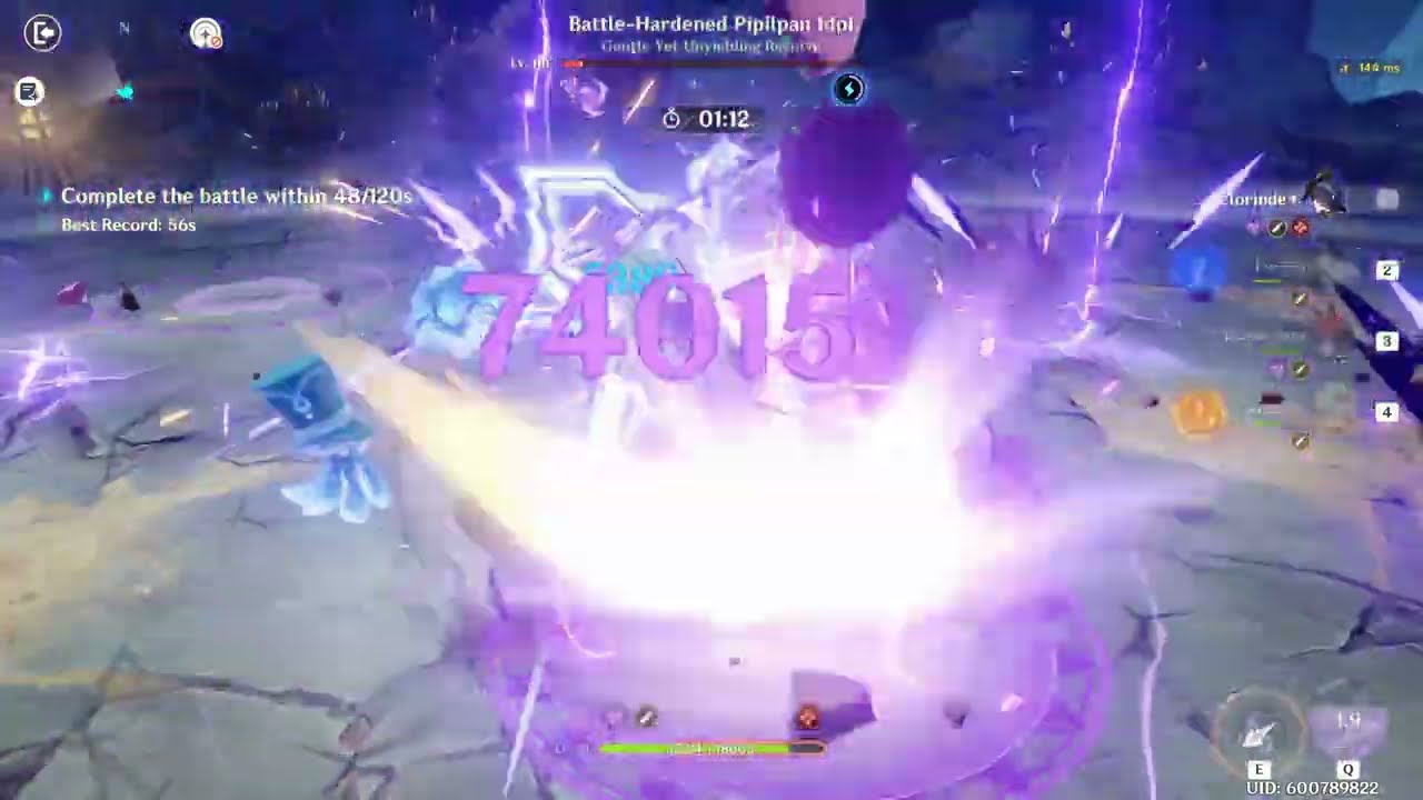 C6 Clorinde Stygian Onslaught Dire Cactus 50 Seconds Casual Run
