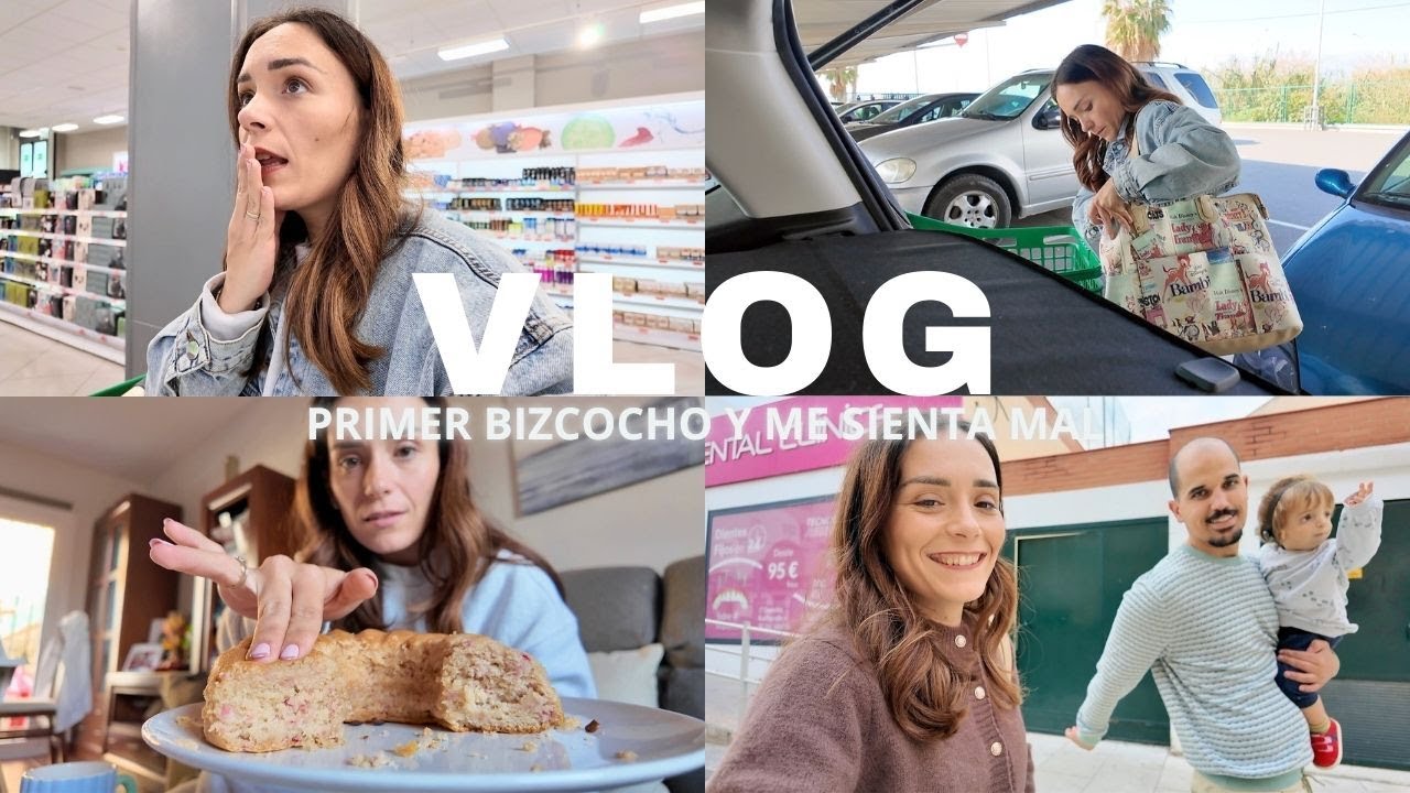 HAGO MI PRIMER BIZCOCHO y me SIENTA MAL 👎🤢 COMPRA en MERCADONA 🥖 IDEA de SAN VALENTÍN 💘 #vlogdiario