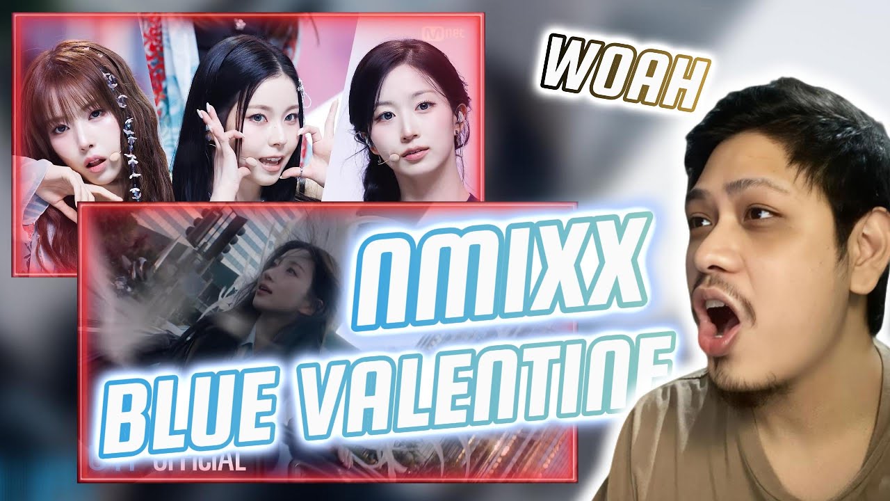 So yeah this group is INSANE! | FIRST TIME REACTION TO NMIXX - BLUE VALENTINE MUSIC VIDEO & MNET