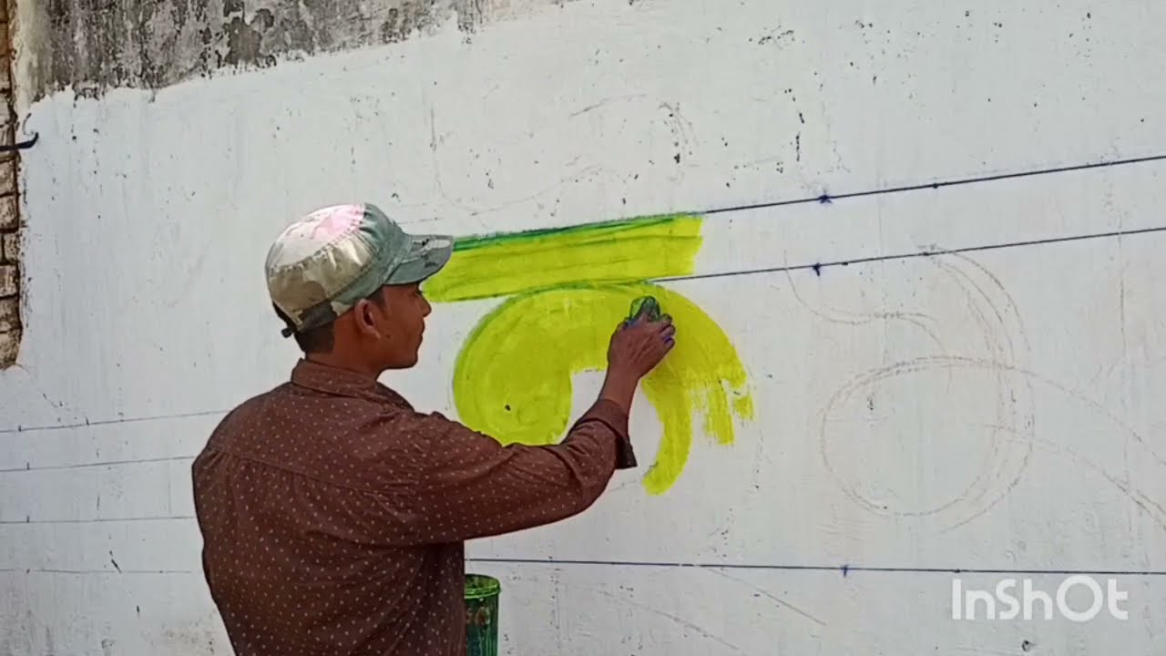 TMC Voter Lekha 🔥 Wall Writing Art