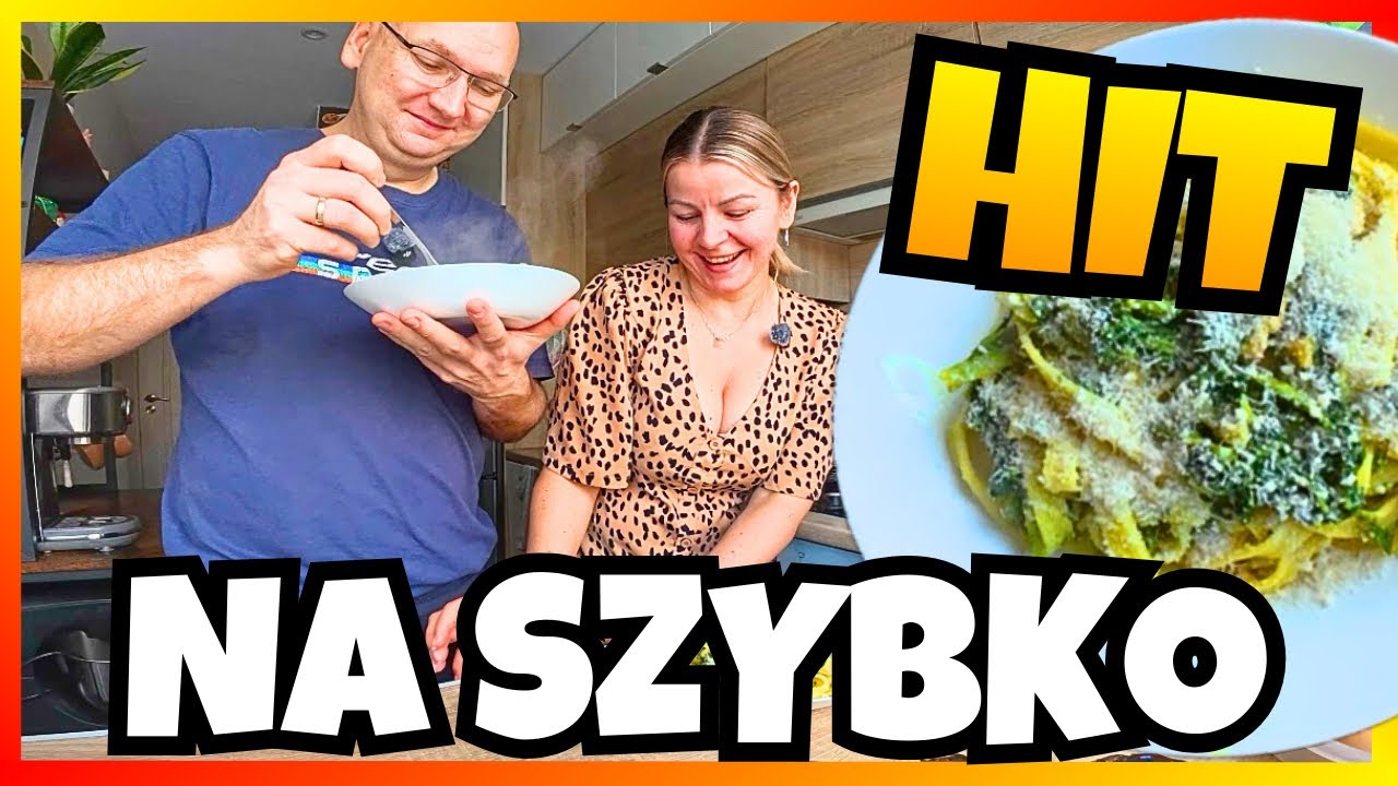 Ekspresowy obiad z makaronu! Kurczak + szpinak 🍲