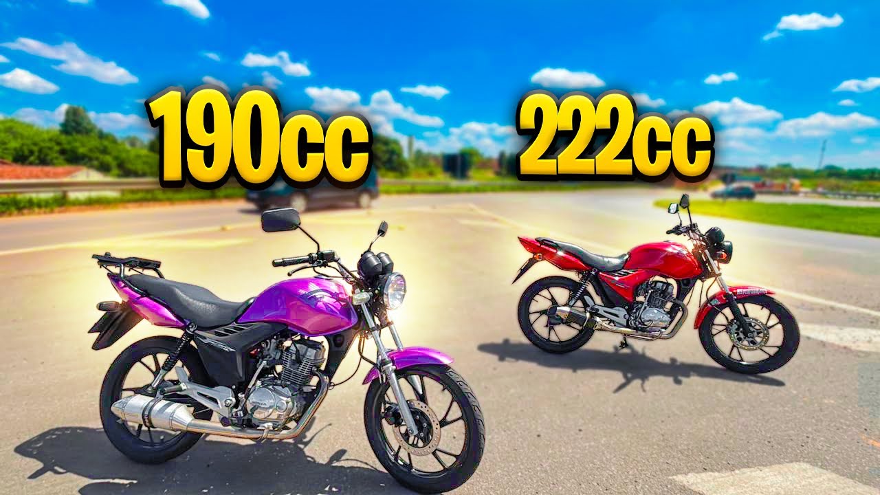 DUELO DAS DUAS FAN 125 PREPARADA 190cc OU 222cc QAUL ANDA NA FRENTE