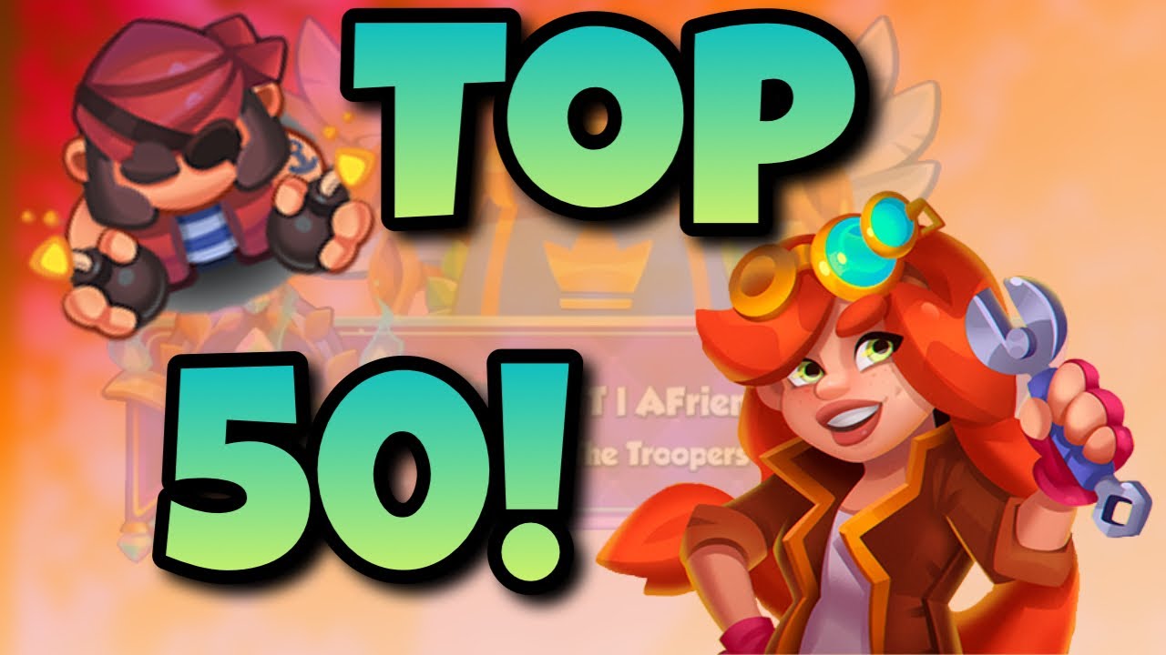 CLUTCH WIN FOR TOP 50! - NEW Season! || Rush Royale