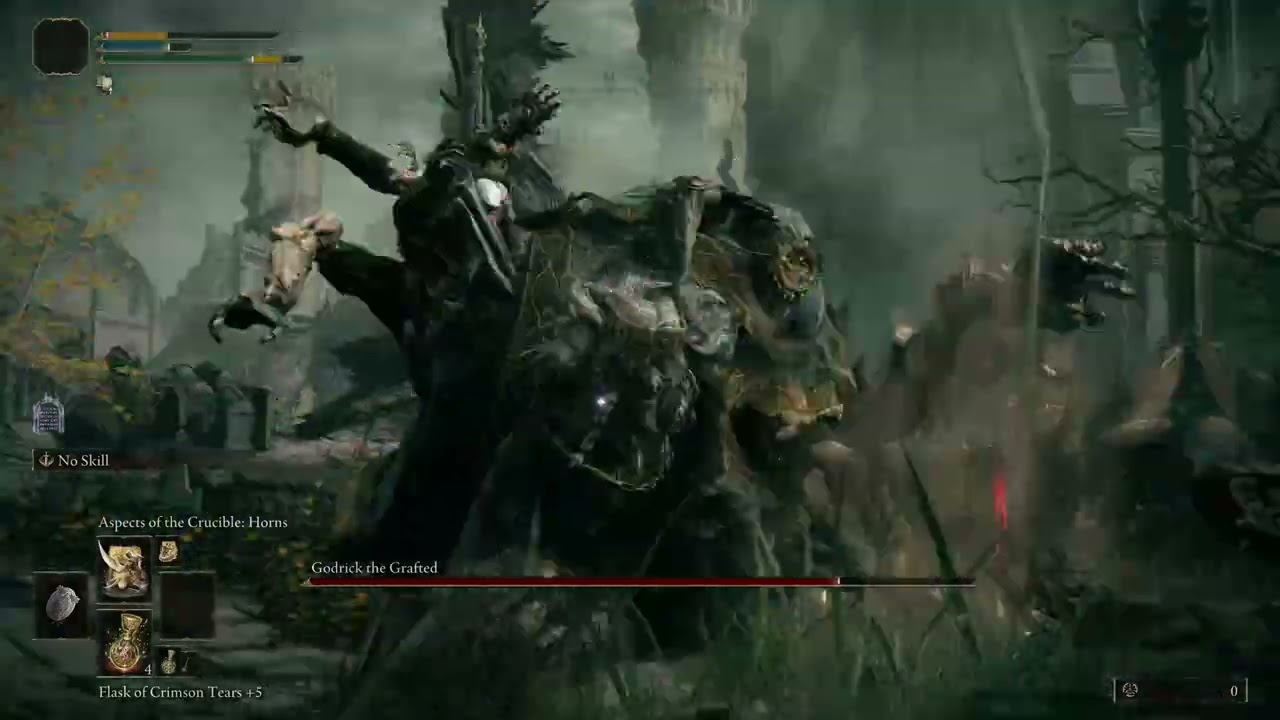 Godrick - Aspect of the Crucible: Horns only