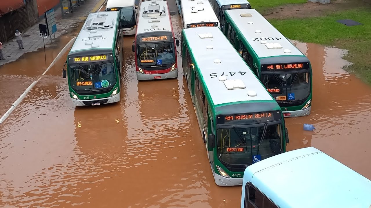 Movimentação de ônibus em Porto Alegre, 03/05/2024, parte 2