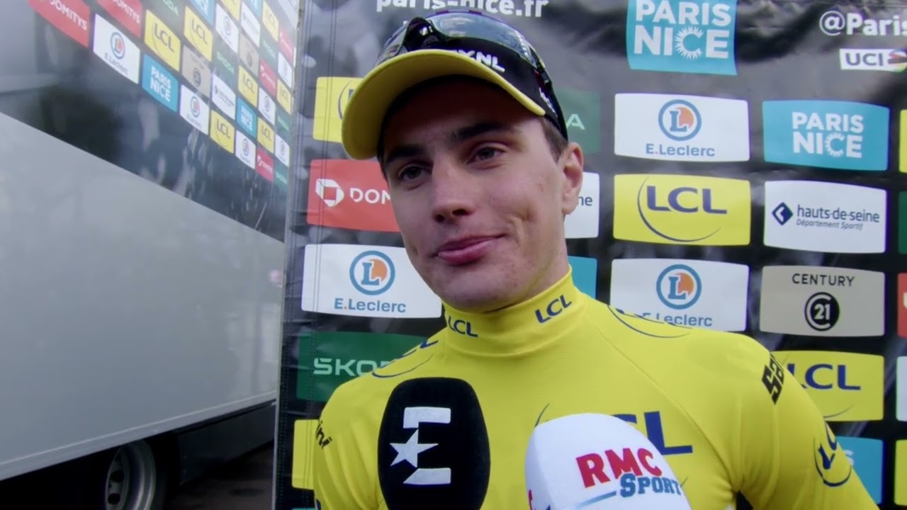 Olav Kooij - Interview at the finish - Stage 1 - Paris-Nice 2024