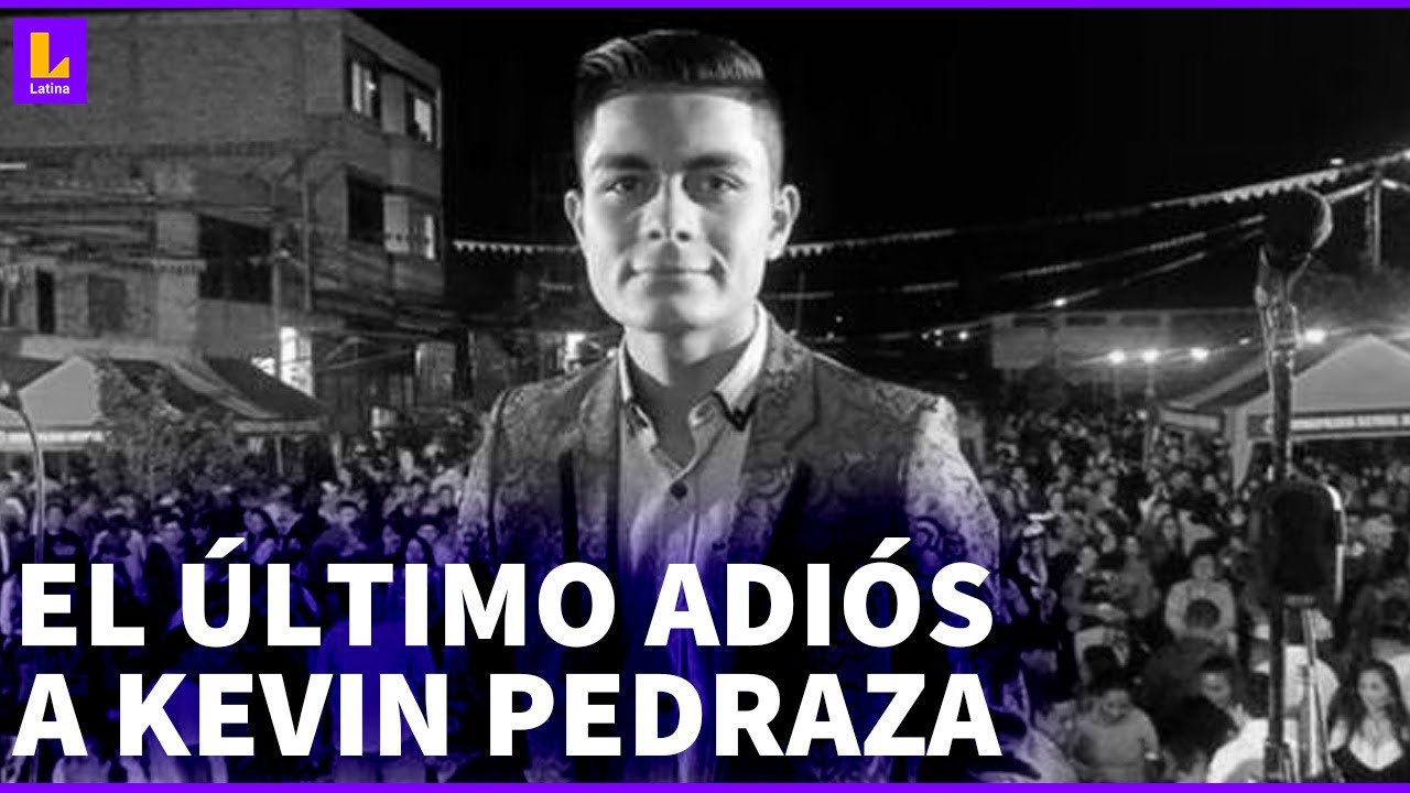 Emotiva despedida a cantante Kevin Pedraza: 