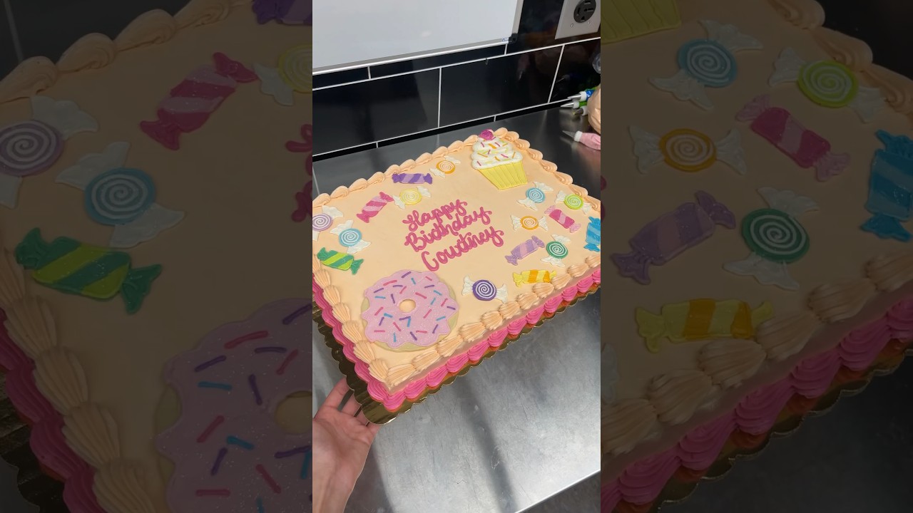 Конфетный торт🍬🍩🧁🩷 