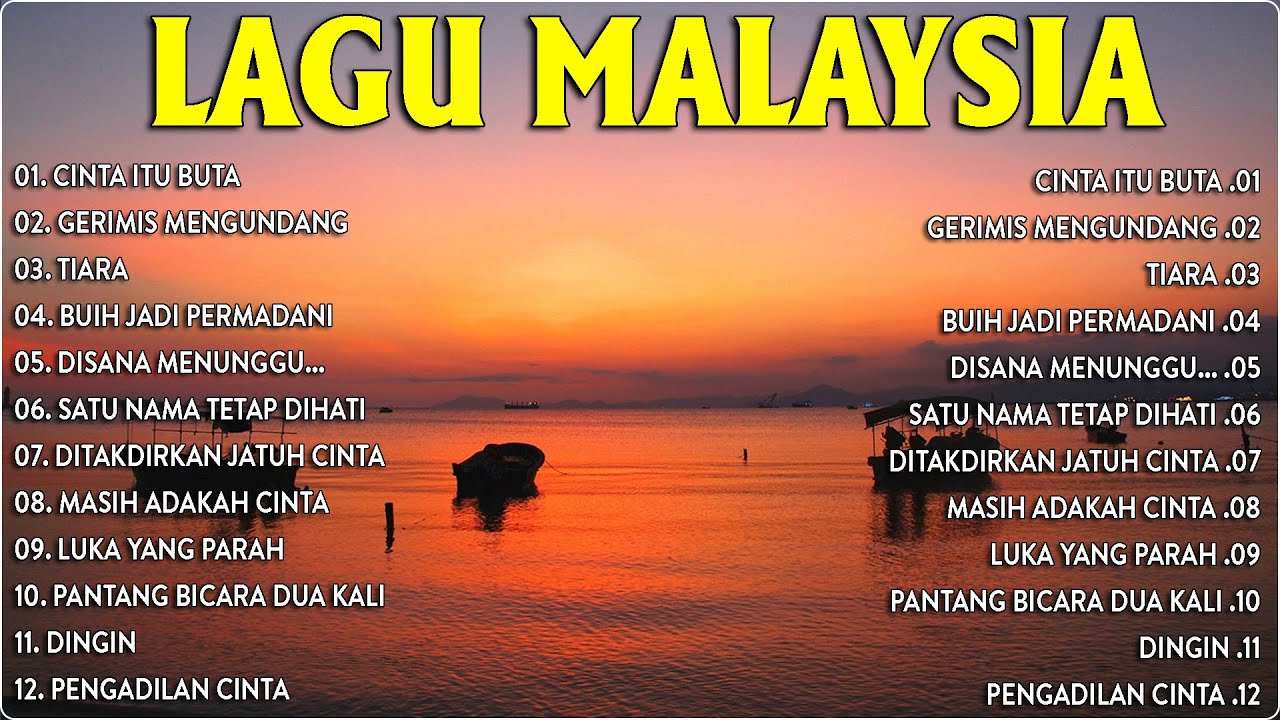 lagu malaysia menyentuh terbaik | lagu slow rock terbaik 90an | koleksi lagu kenangan terpopular🎸