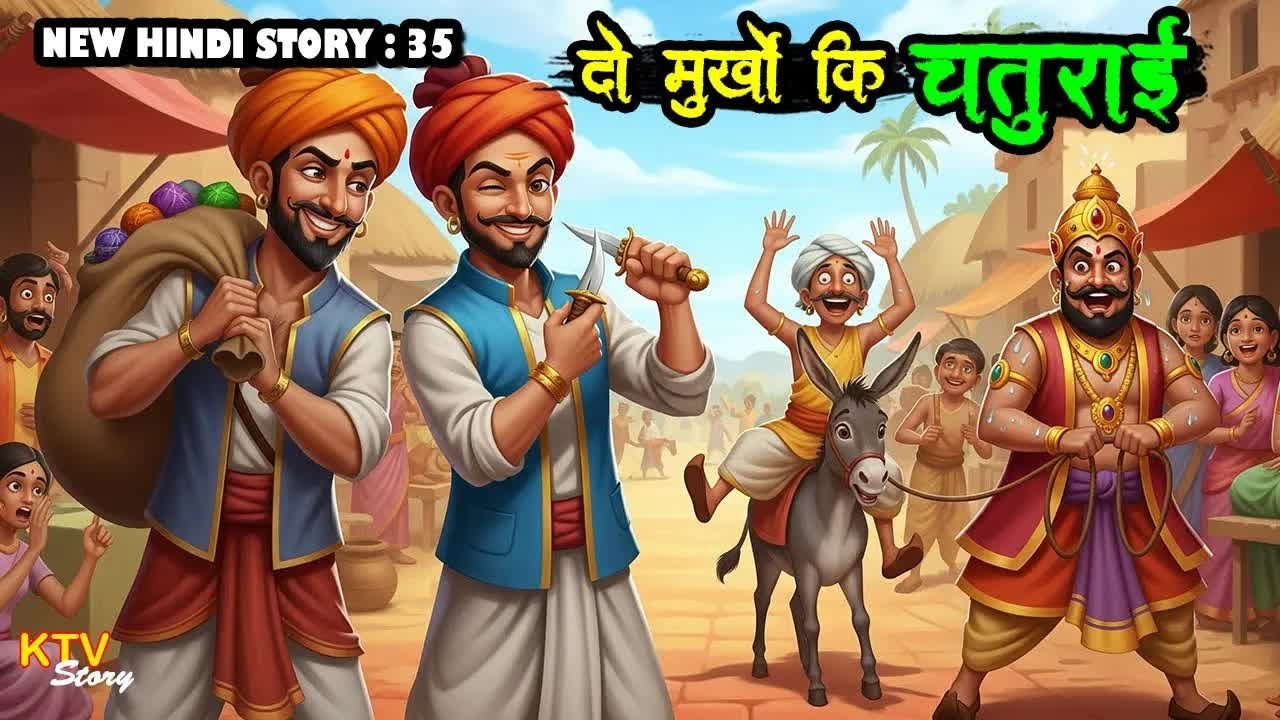 KTV689 दो मूर्खो की चतुराई, Man Ko Chhu Lene Wali 3 Kahaniya, New Hindi Story, New Moral Story.