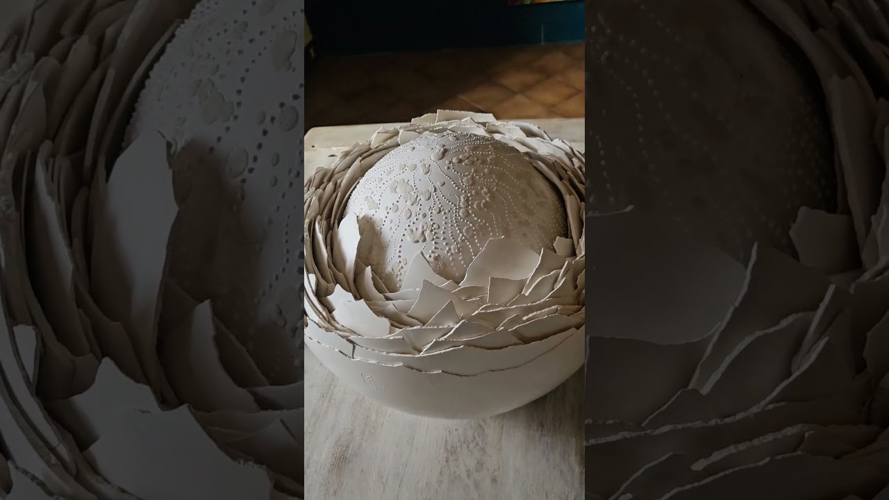ZÉNITH sculpture en plâtre #artcontemporain #art #artgallery