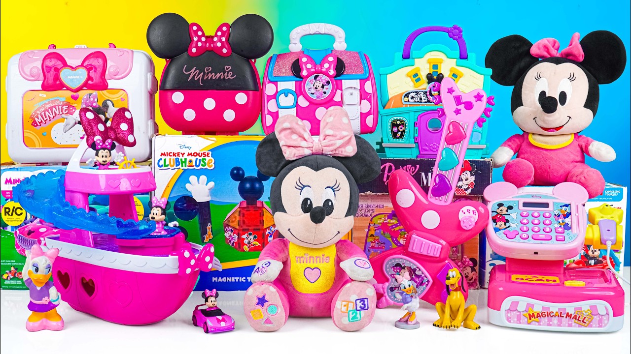 Mickey ASMR🐭 Satisfying with Unboxing Disney Minnie Mouse Pirate Ship Playset | Review Toys ASMR