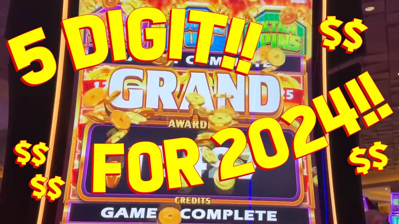 5 DIGIT GRAND HANDPAY FOR 2024!! with VegasLowRoller on Fang Bian Pao and Cash Ultra88 Slot Machine!