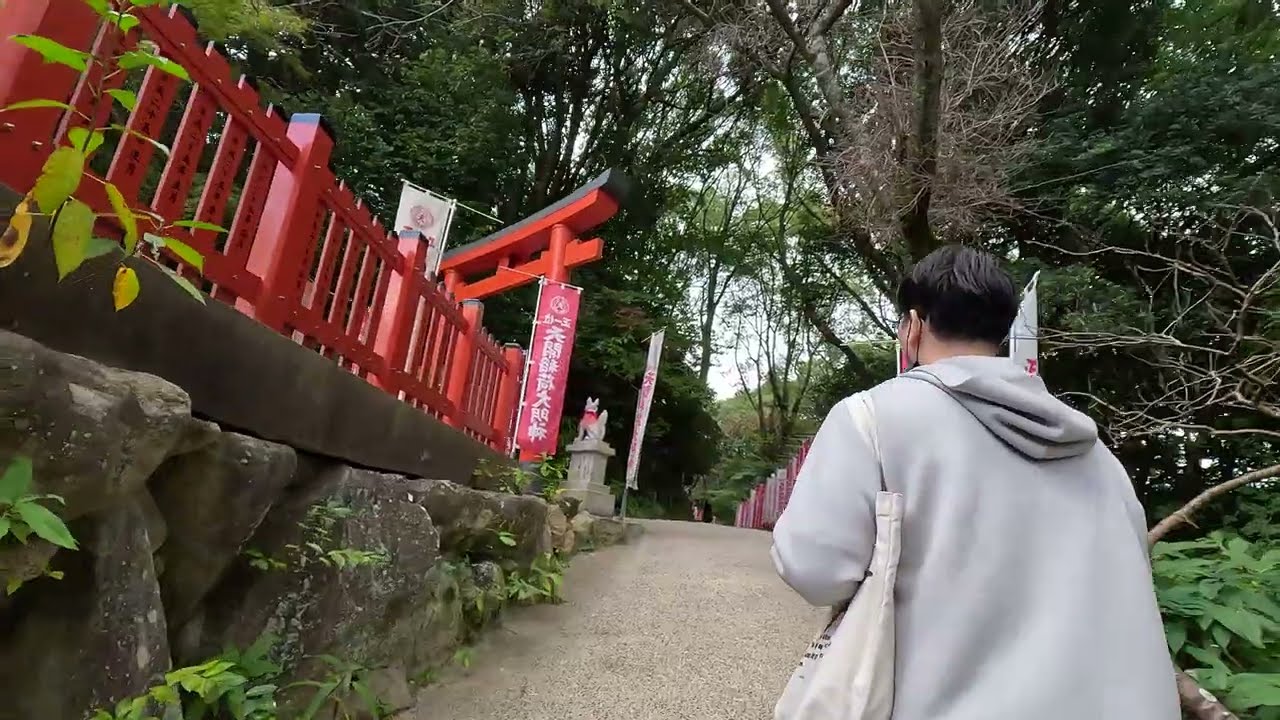 福岡 太宰府 天開稻荷神社山路
