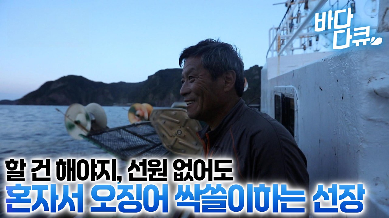 일할 사람 없어 일손 부족해도 매번 바다를 나가는 선장, 선원이 없어도 혼자서 잘 한다! / #바다다큐
