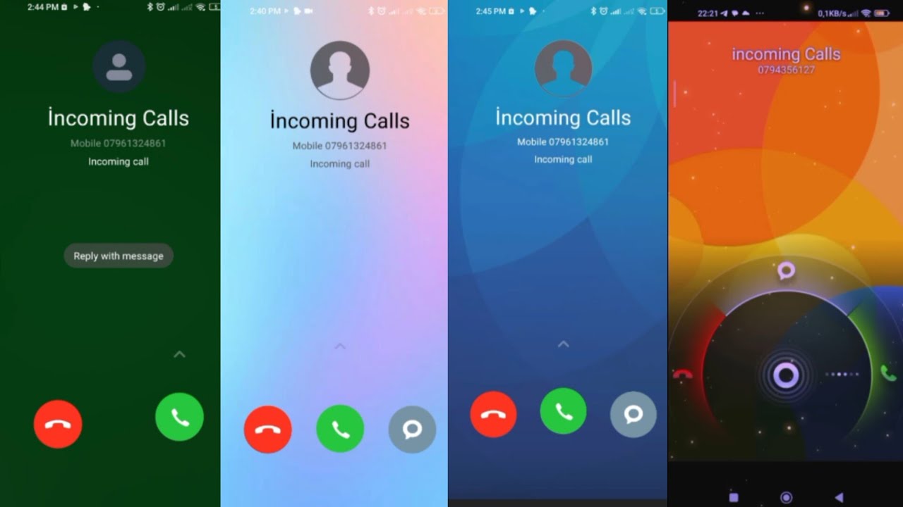 Xiaomi 9 Vs Redmi 4A Vs Xiaomi 3 Vs Old Redmi İncoming Calls