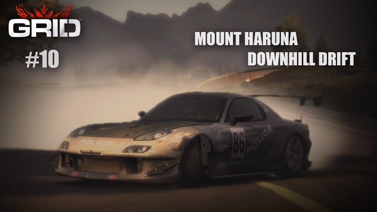 Racedriver GRID 2008 - Part 10 - Mount Haruna | Downhill drift | Mazda RX7