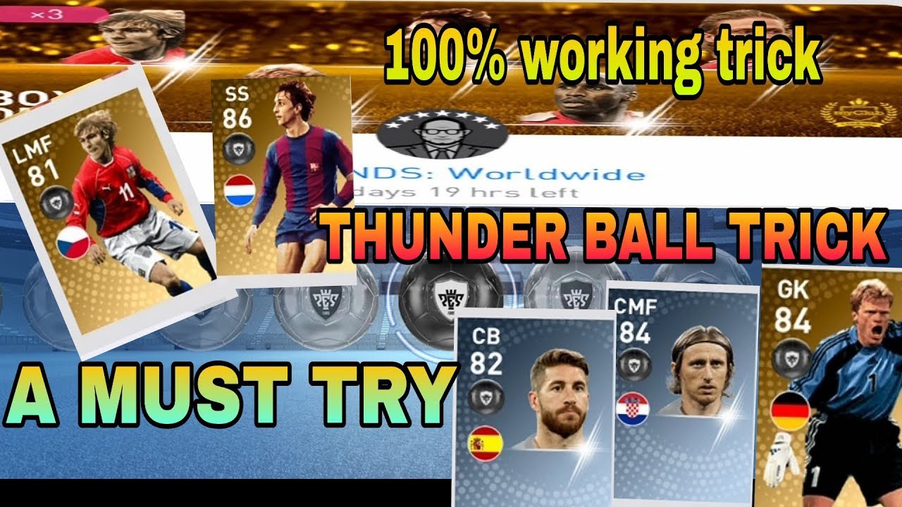100% Thunderball worldwide legend box draw trick