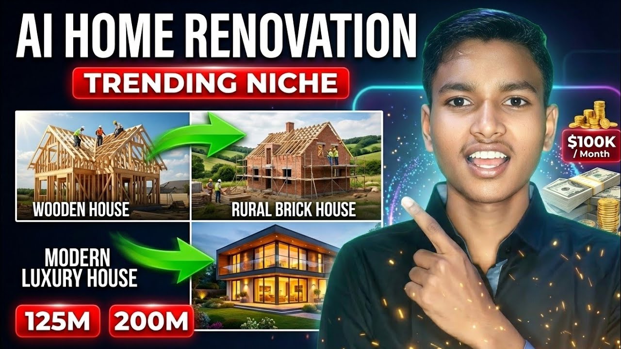 AI Renovation Before vs After | Insane House Transformation with AI | ai Se video kaise banaye✨