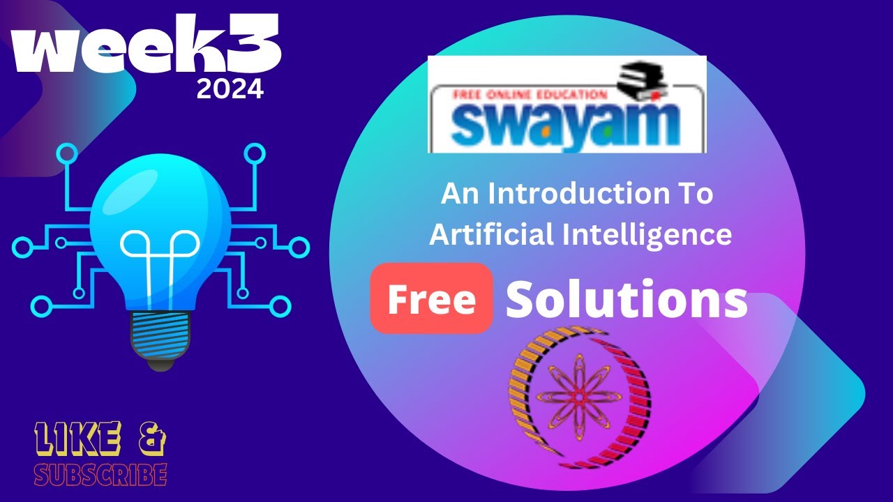 an introduction to artificial intellicence week3 2024 nptel solutions #nptlanswers #studynap #week3