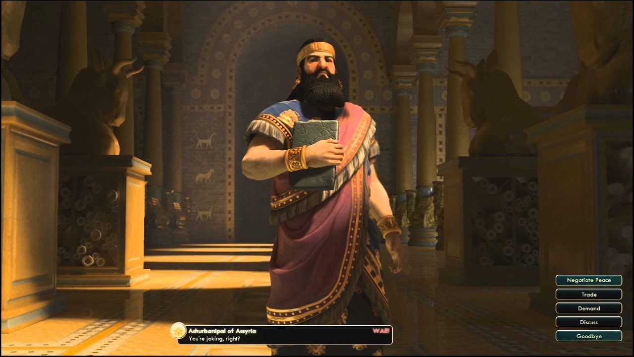 Civilization V OST | Ashurbanipal War Theme | Ancient Assyrian Chant
