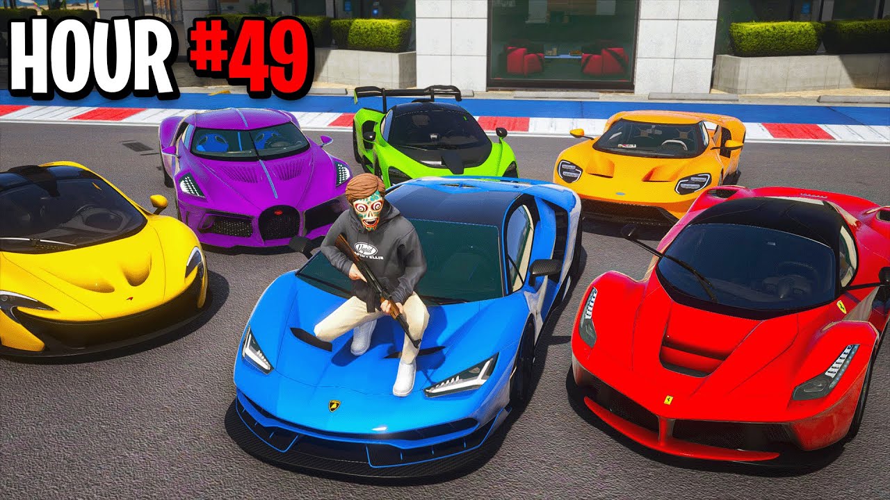 Spending 50 Hour Stealing Supercars in GTA 5 RP..