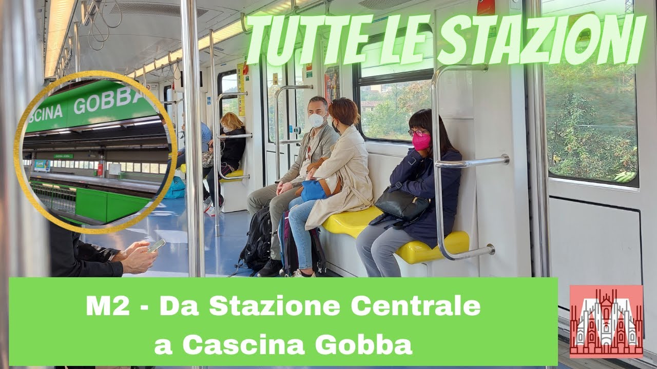 In viaggio sulla M2 da Stazione Centrale a Cascina Gobba