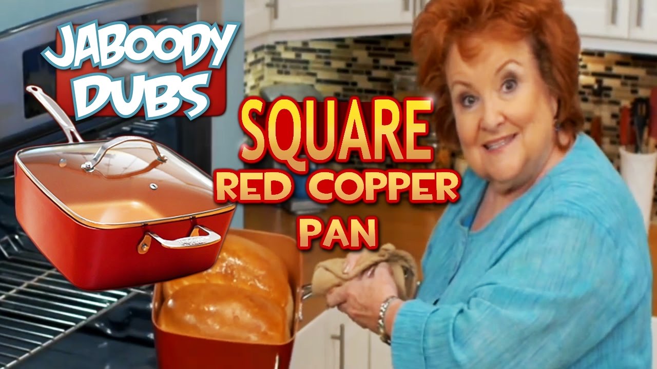SQUARE Red Copper Pan Dub
