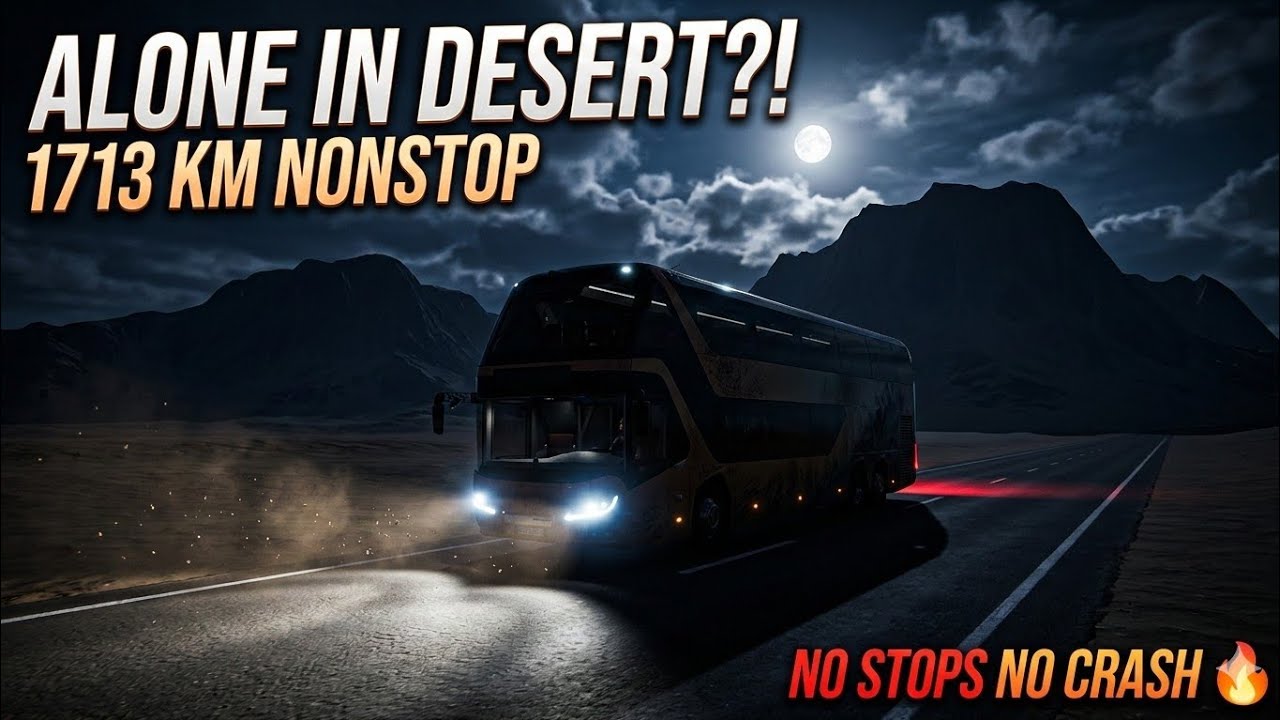 Neopan Skyliner 2020 from Atlanta to Austin 1713 KM (NO STOP NO CRASH CHALLENGE) | BSU Episode: 8