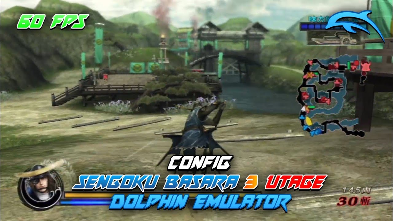 Config Sengoku Basara 3 Utage 60 FPS Dolphin Emulator