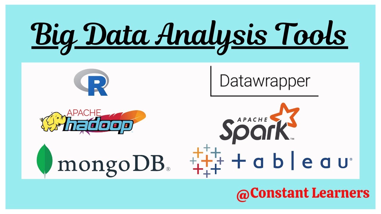 Big Data Analysis Tools | R programming, Apache Hadoop, MongoDB, Datawrapper, Apache Spark, Tableau
