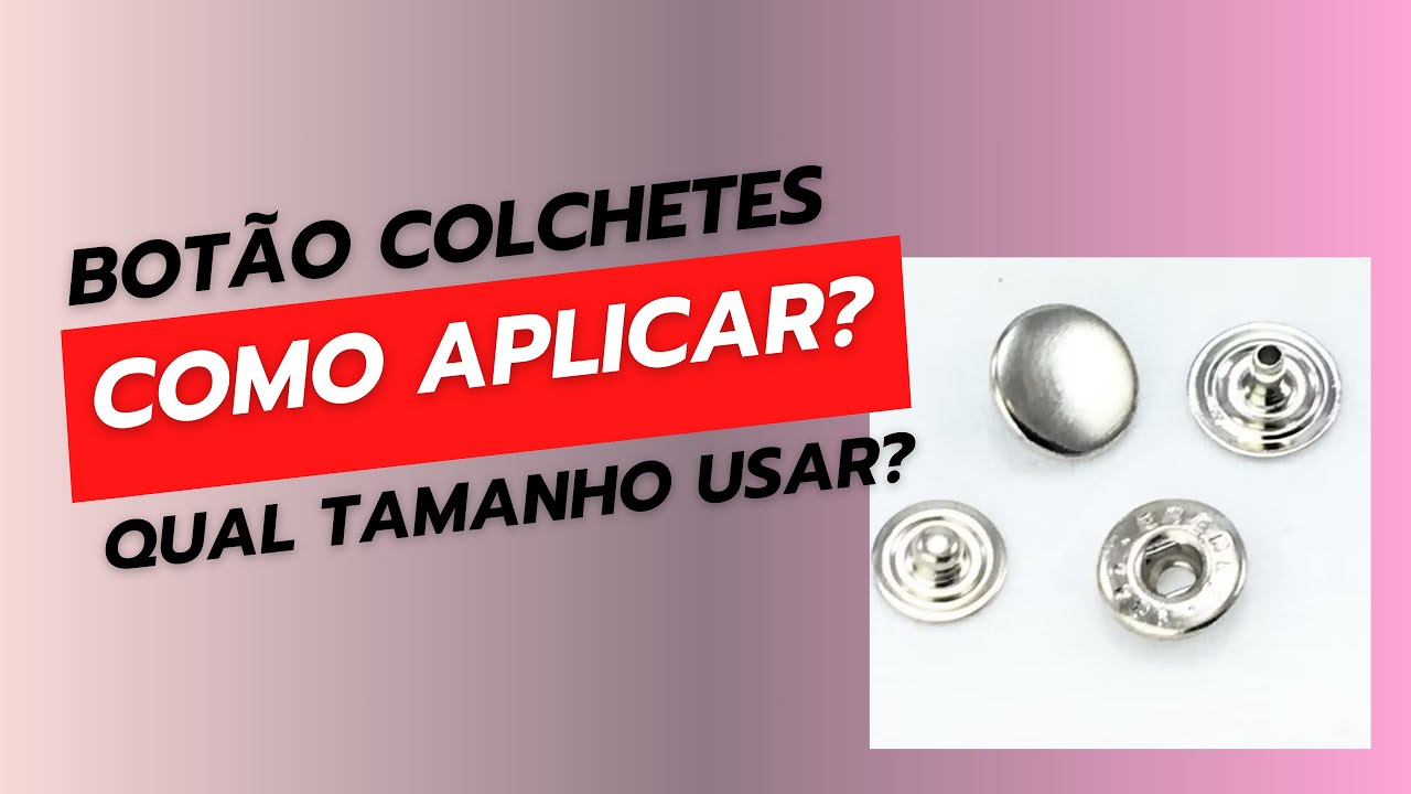 Passo a Passo como aplicar o BOTÃO COLCHETES | Qual botão usar n14 ou n11?? Todos os detalhes e Dica