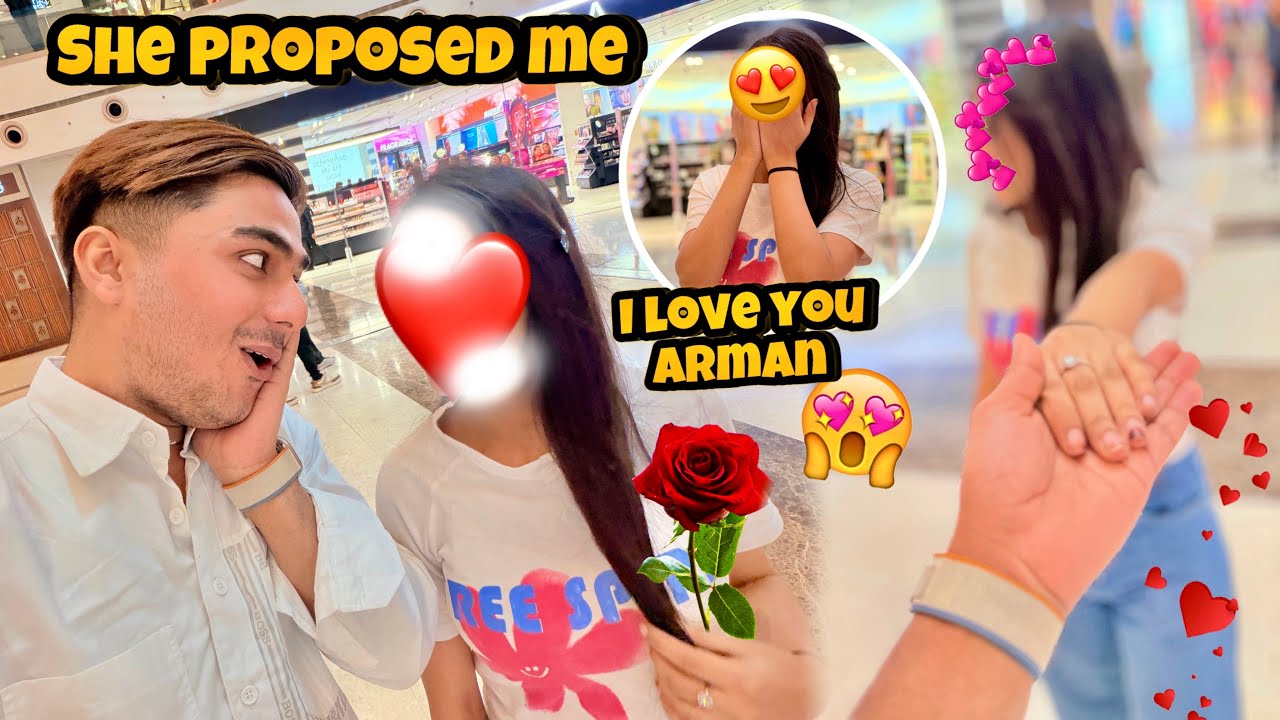 Secret girl ne milkar propose kar diya I love u Arman 😱pure din sath ghume😍