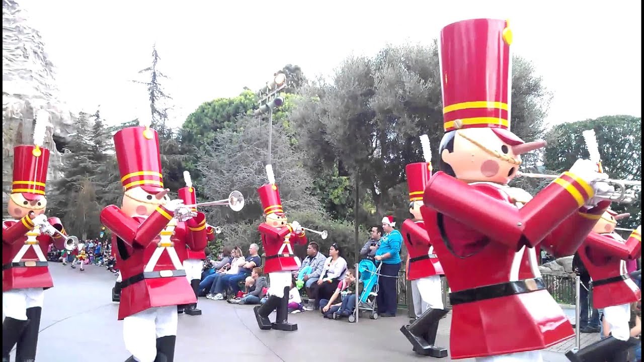 Toy Soldier takes a header at Disneyland.