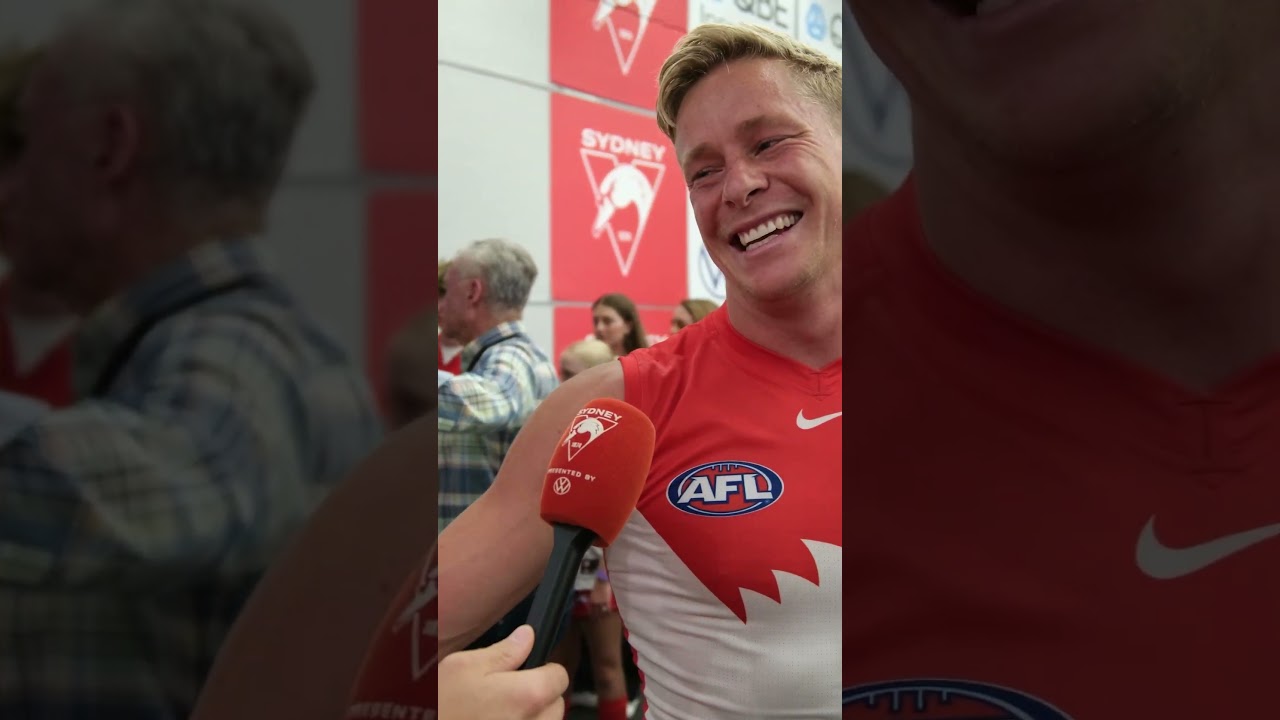 In the rooms after our win over West Coast