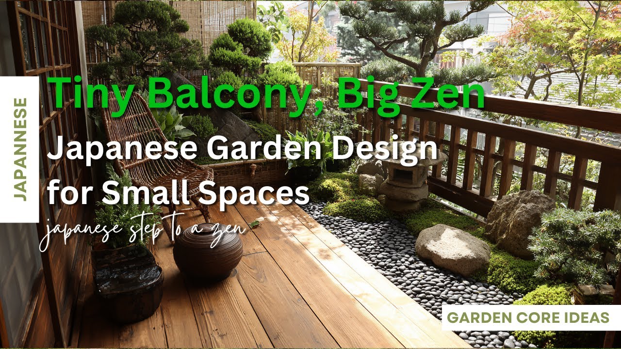 Tiny Balcony, Big Zen: Japanese Garden Design for Small Spaces