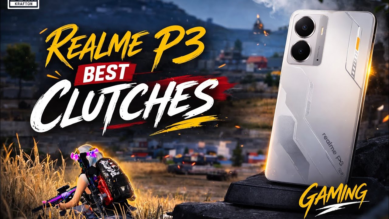 AGGRESSIVE CLUTCHES🤯 ON REALME P3 | REALME P3 BGMI GAMEPLAY ! #bgmi 