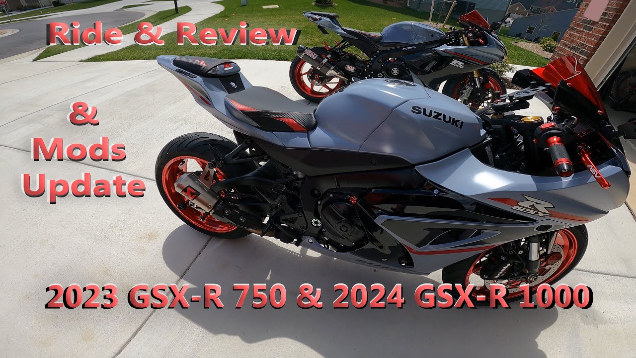 Ride & Review: 2023 GSX-R 750 - 2024 GSX-R 1000 + Mods Update