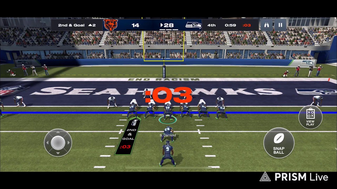 Bears @ Seahawks Week 10 Season 4