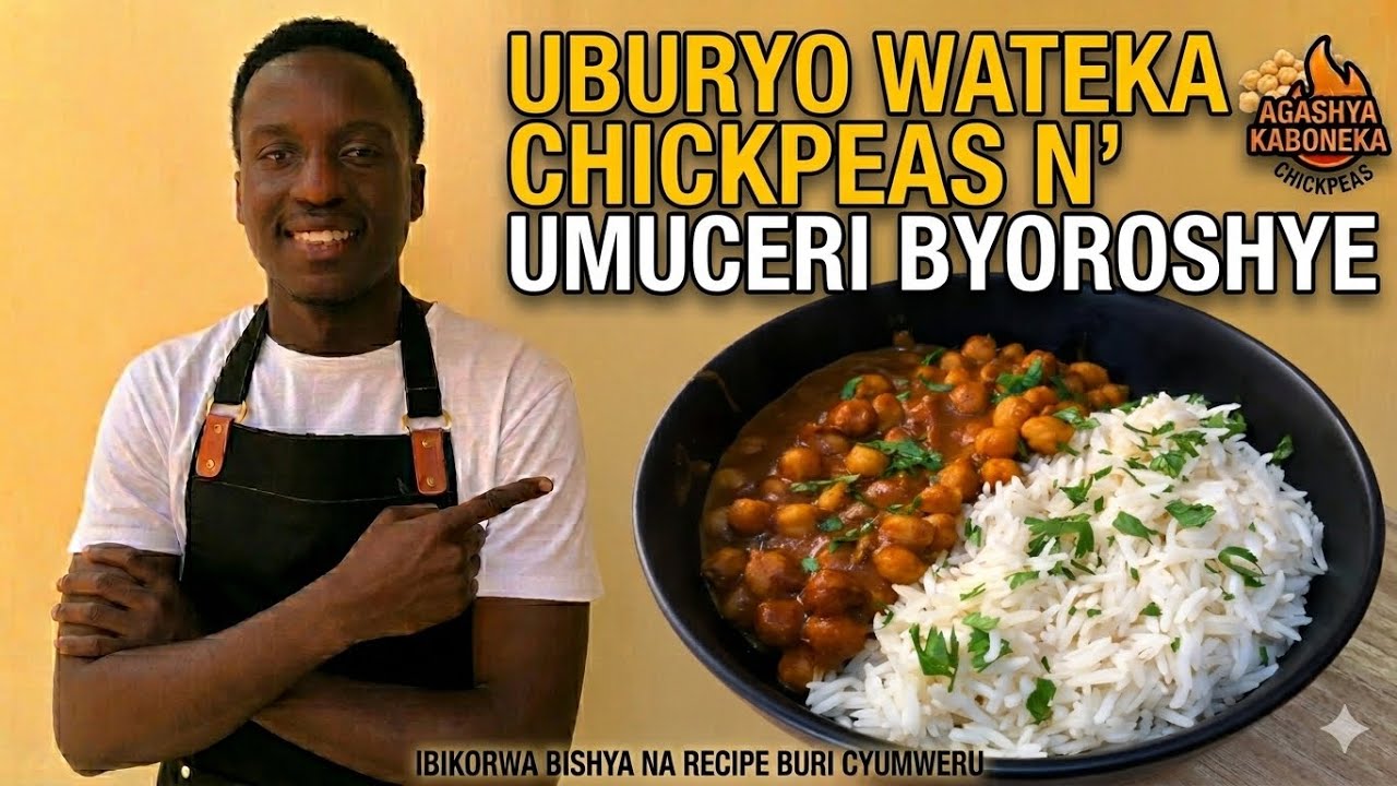 Reba uburyo watekamo amashaza (chickpeas) nawe ukayagerageza 
