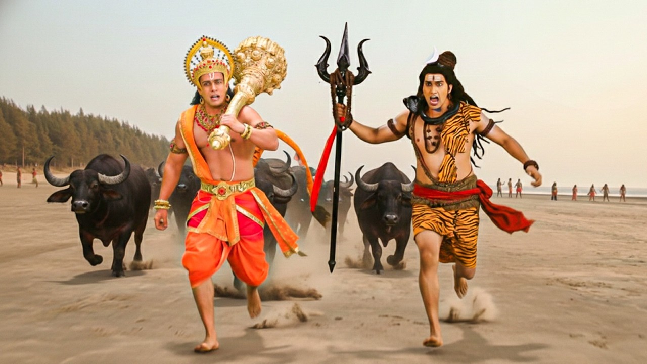 ये कैसे हो सकता हैं,आसुरी भैसे पड़े हनुमान और महादेव जी पर भारी | Bhakti Serial |#bhakti #hanuman