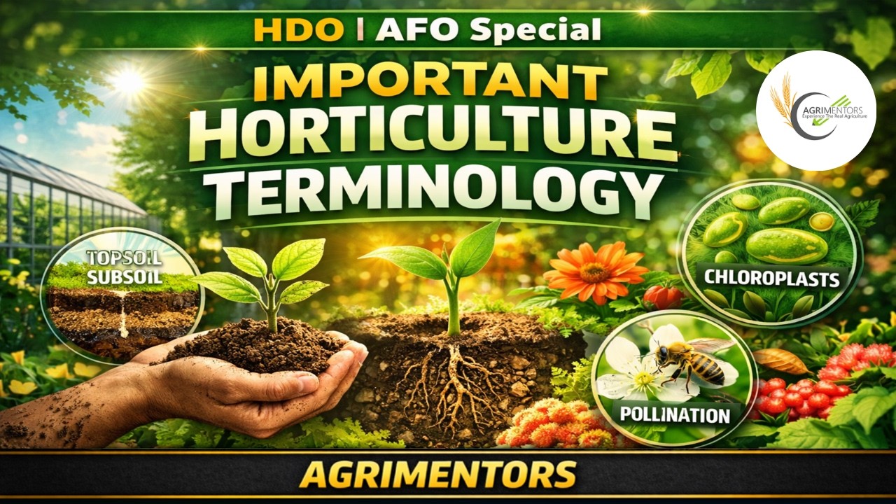 Important Horticulture Terminology | HDO | AFO Special #HDO