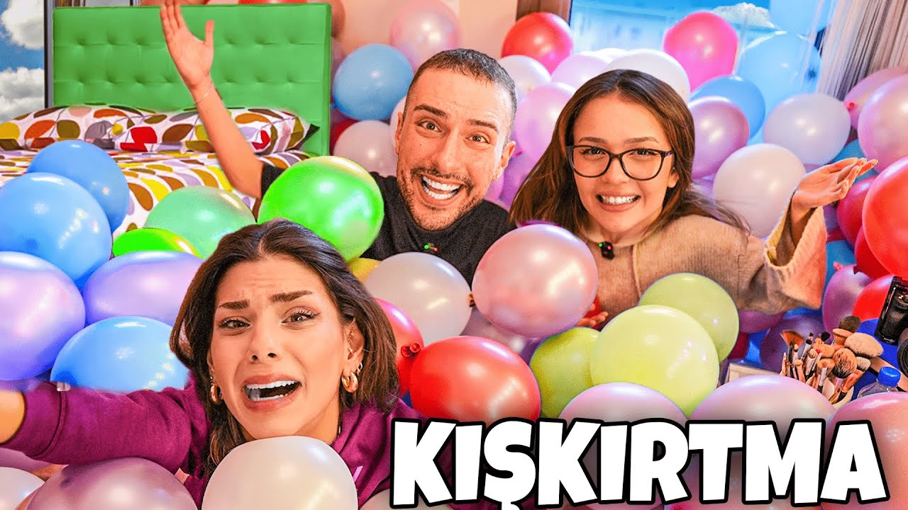 KARDEŞİMİN ODASINI BALONLA DOLDURDUM ! *Büyük Kışkırtma* w/@ozdincferide