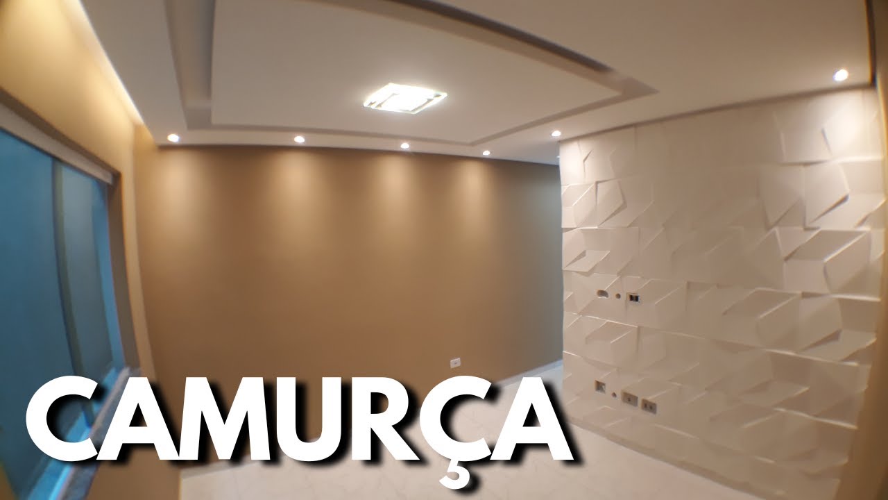 OLHA COMO FICOU ESSA SALA PINTADA COM A COR CAMUR&Ccedil;A