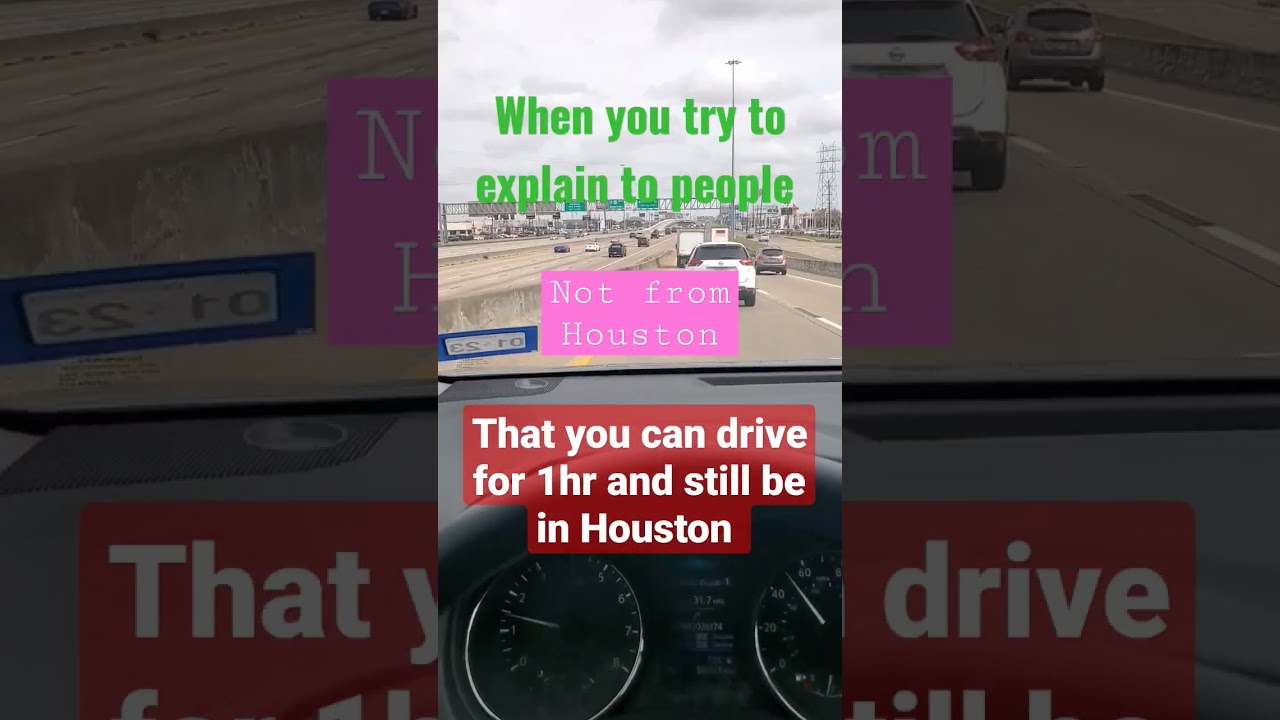 Houston is BIG 🤠 #houston #livinginhouston #movingtohouston #movingtotexas